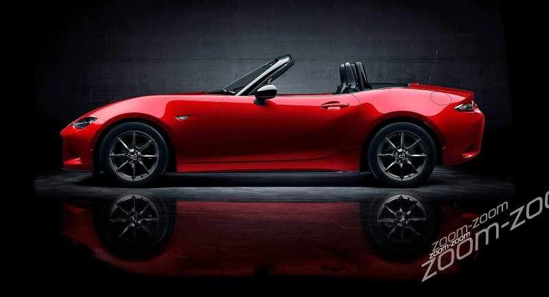 Next-Gen 2016 Mazda MX-5 First Look Shows Lean New Design 8
