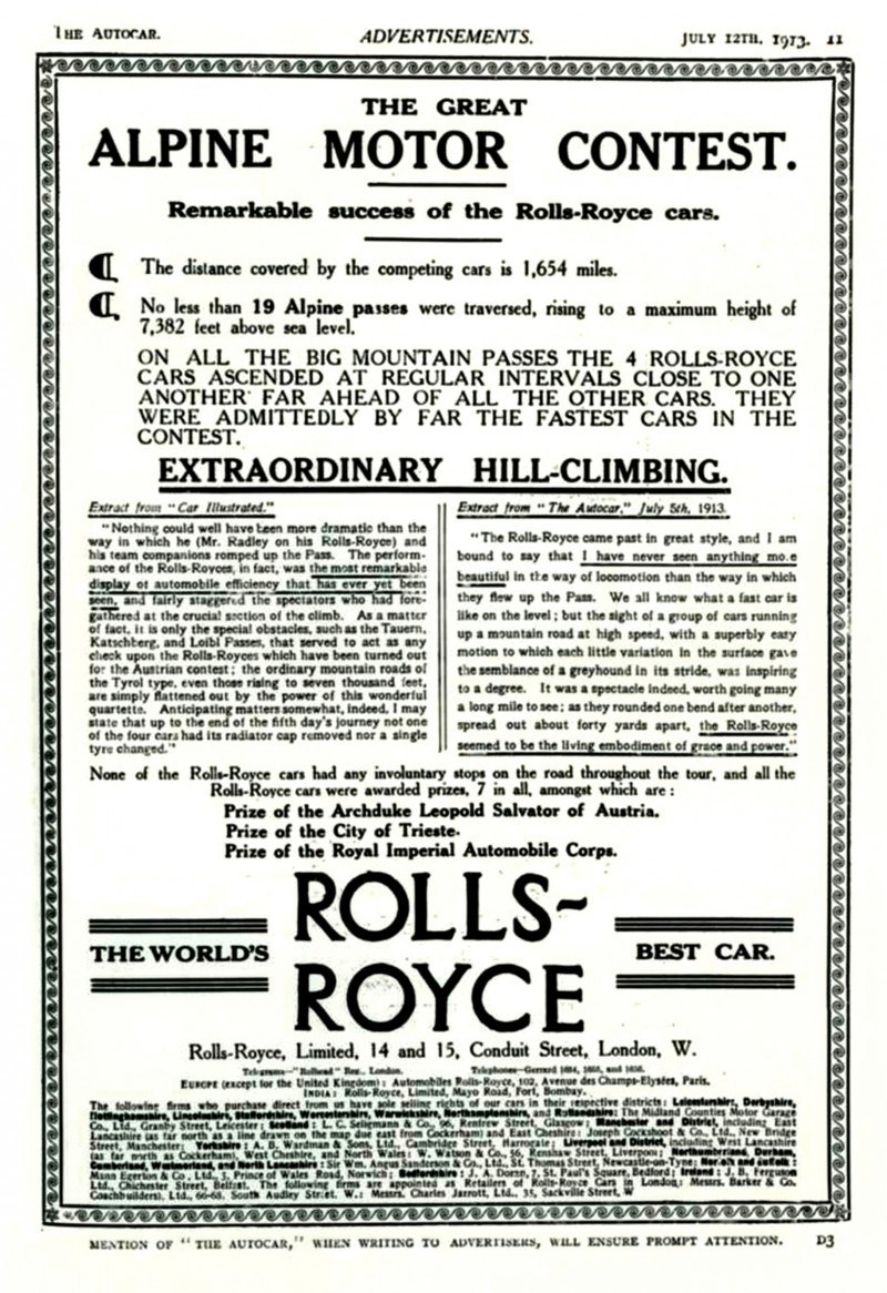 Past and Future Perfect - Rolls-Royce Is Evergreen in 111-Year History - 111 RARE Photos To Celebrate 48
