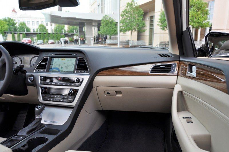 Road Test Review 2015 Hyundai Sonata Interior Focus