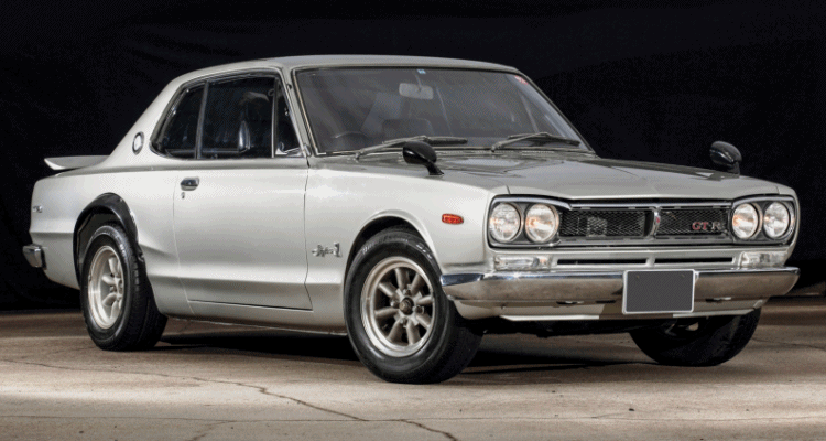 1972 Skyline GT-R RM Auctions GIF