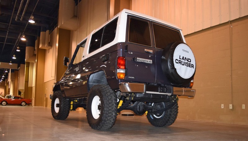 1987 Toyota BJ-74 Land Cruiser RHD TURBO Automatic with White FRP TOP 14