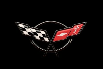 1997 Corvette Crossed Flag Logo