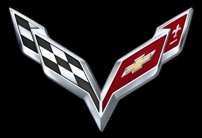 2014 Corvette Crossed Flag Logo