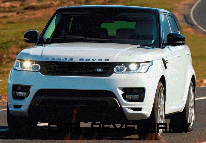 Fun Car Gifs: 2014 Range Rover Sport - Autobiography in Fuji White