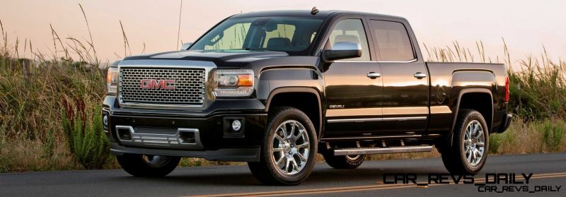 2014 GMC Sierra Denali Crew Cab Front Three Quarter in Onyx Black - Santa Barbara
