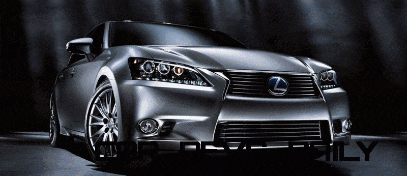 2014 Lexus GS Hybrid and GS350 - Animated GIF