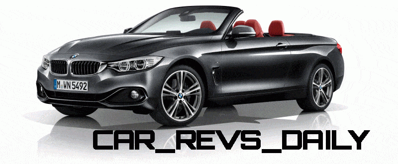 BMW 435i Convertible Grey GIF