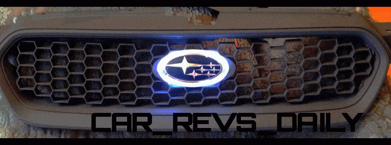 LED Subaru badge CarRevsDaily Animated GIF99