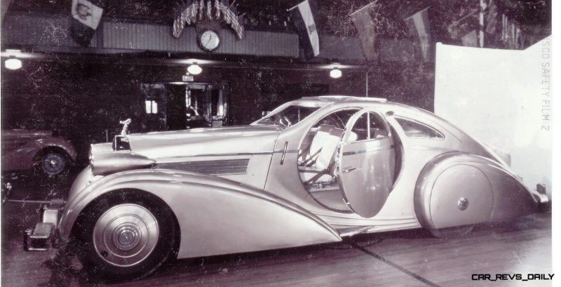 Peterson Auto Museum - 1925 Rolls-Royce Phantom I - 1934 Jonkheere Round Door Aero Coupe 4