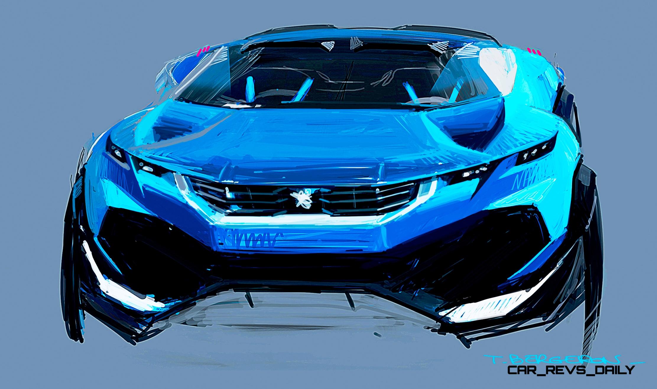 2014 Peugeot Quartz Concept Revealed Ahead of Paris Show  3