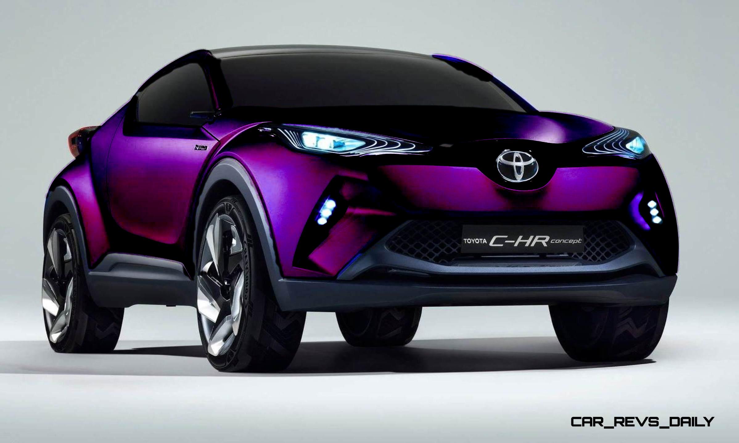 Toyota C-HR Concept: A Hybrid Crossover For Smart Drivers 