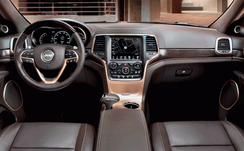 2014 Jeep Grand Cherokee Summit INTERIORS GIF