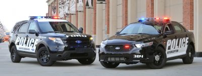 The New Ford Police Interceptor sedan and utility vehicles