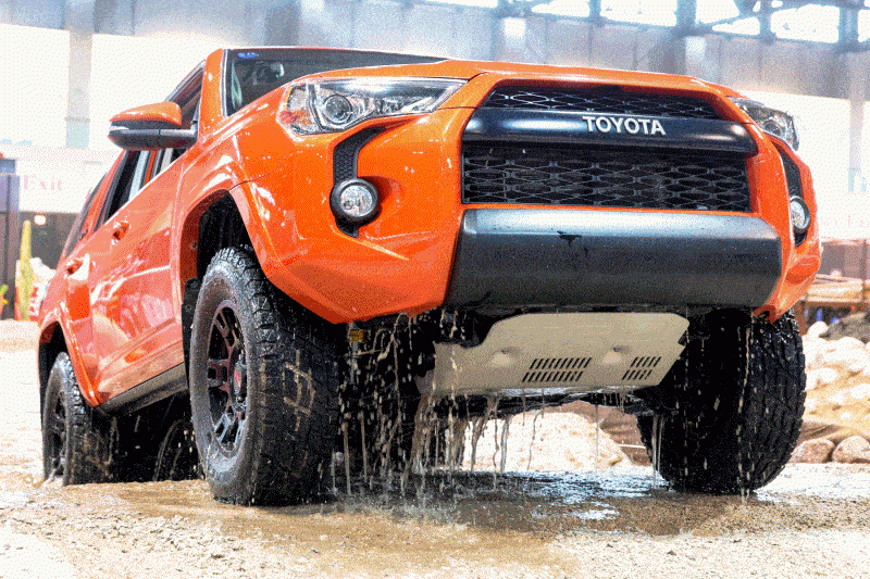2015 Toyota TRD Pro Series GIF - Traction Testing Chicago Auto Show GIF