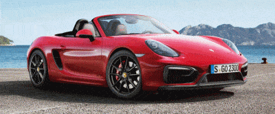 Porsche Boxster Cayman GTS gif