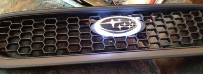 subaru DIY LED badge - indoor testing - emblem comparisons_8072300781_l