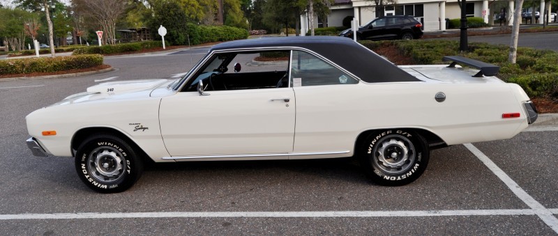 Mini Musclecar Is Ready To Boogie! 1973 Dodge Dart Swinger at Charleston, SC Cars and Coffee 11