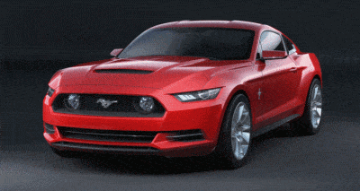 Mustang design gif