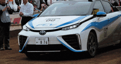 mirai rally car gif