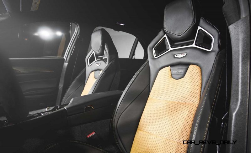 2016 Cadillac CTS-V Crystal White Tricoat 22