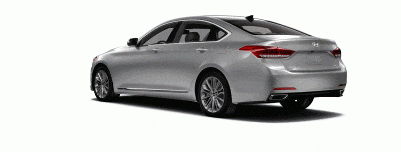 2015 Hyundai Genesis - Santiago Silver GIF