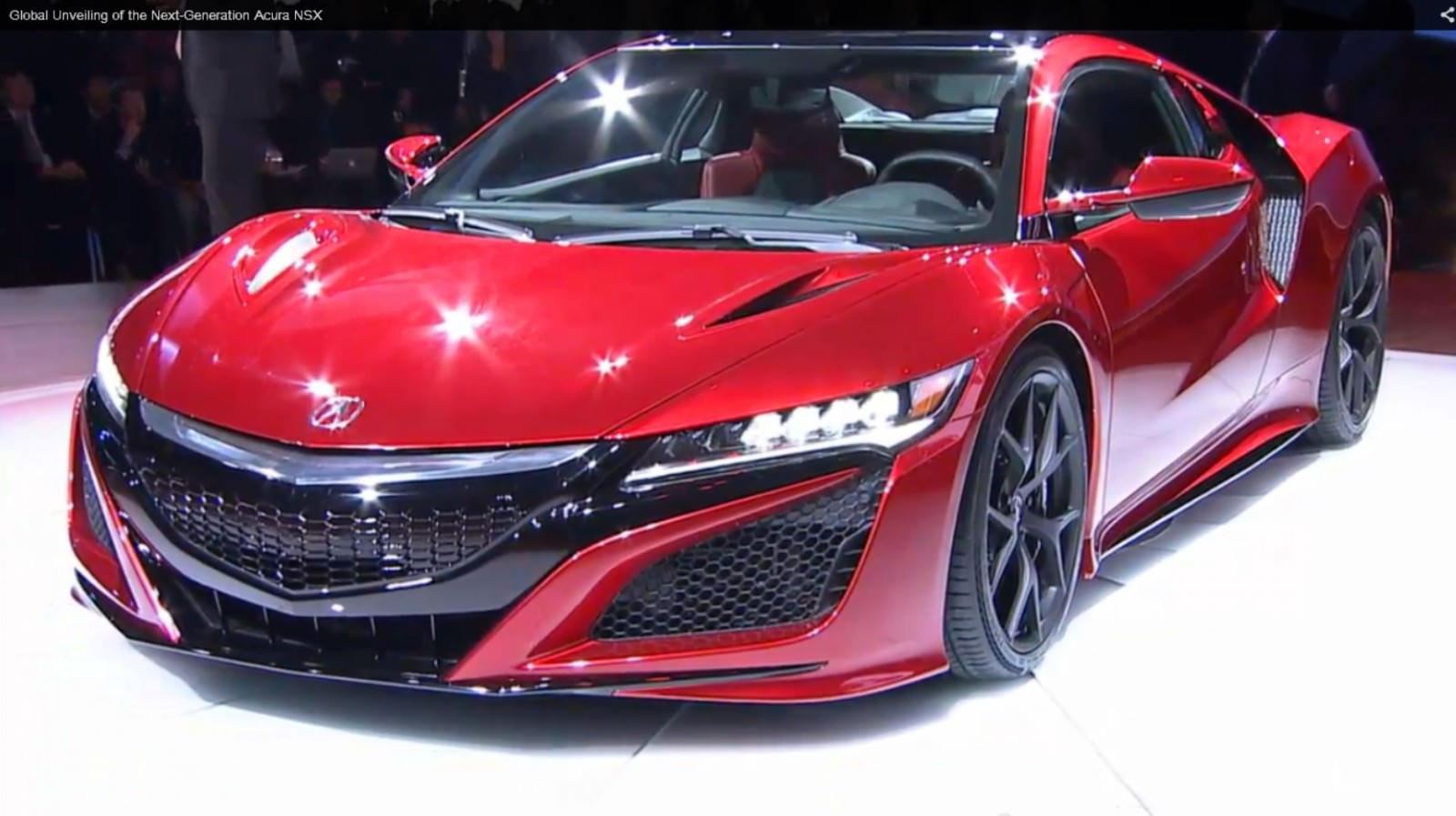Acura NSX 2015 белая