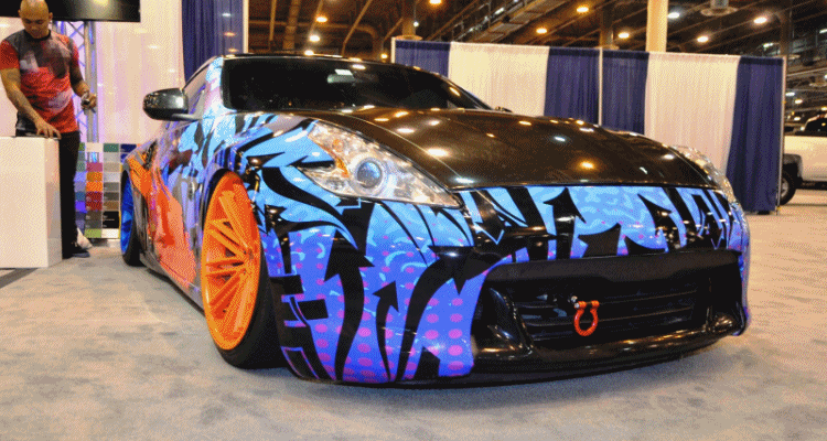 Hand-Airbrushed Nissan 370Z LowRider