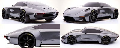 2018 Porsche 901 by Ege Arguden 4-tile