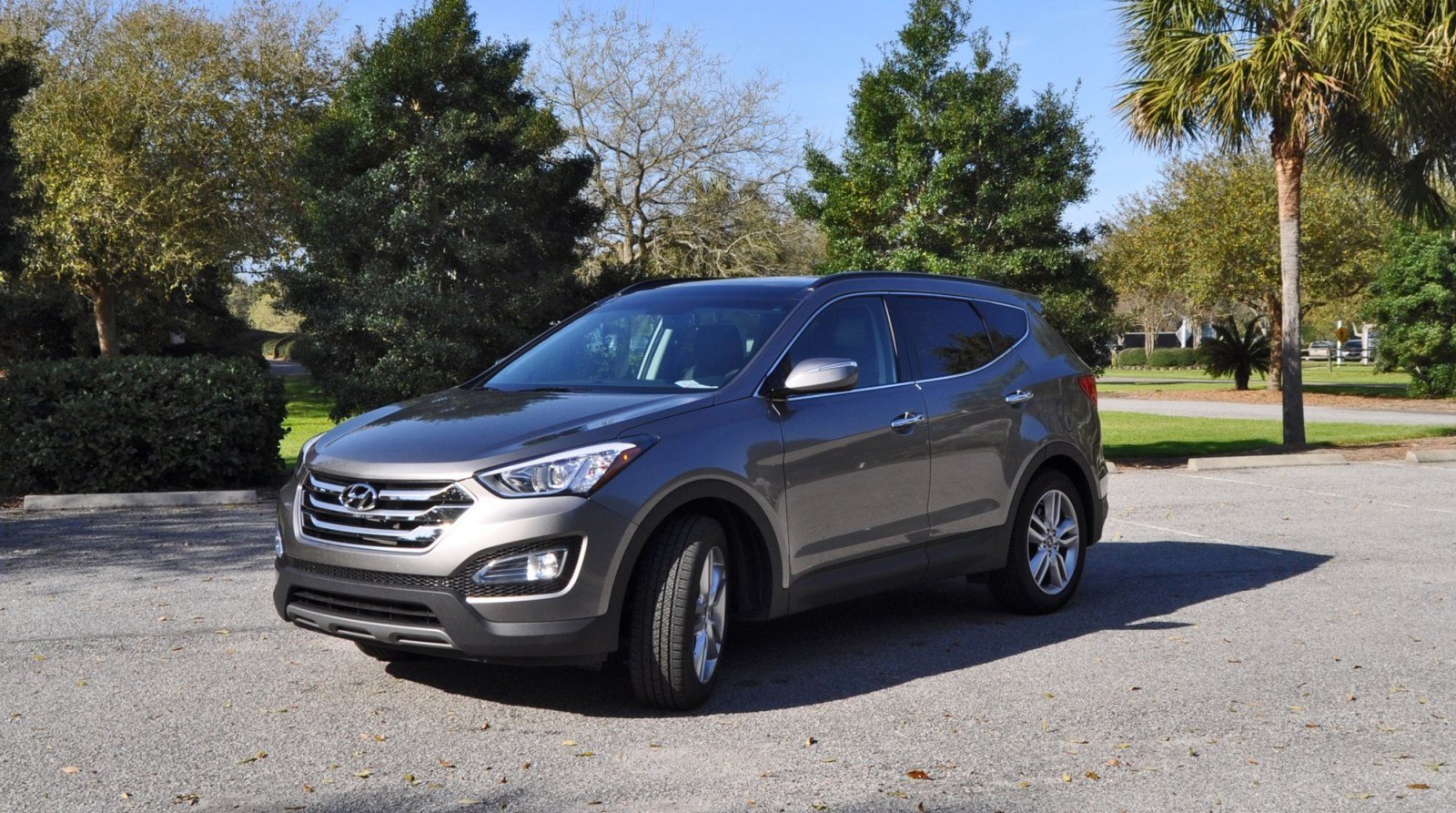 Hyundai Santa Fe серый 2015
