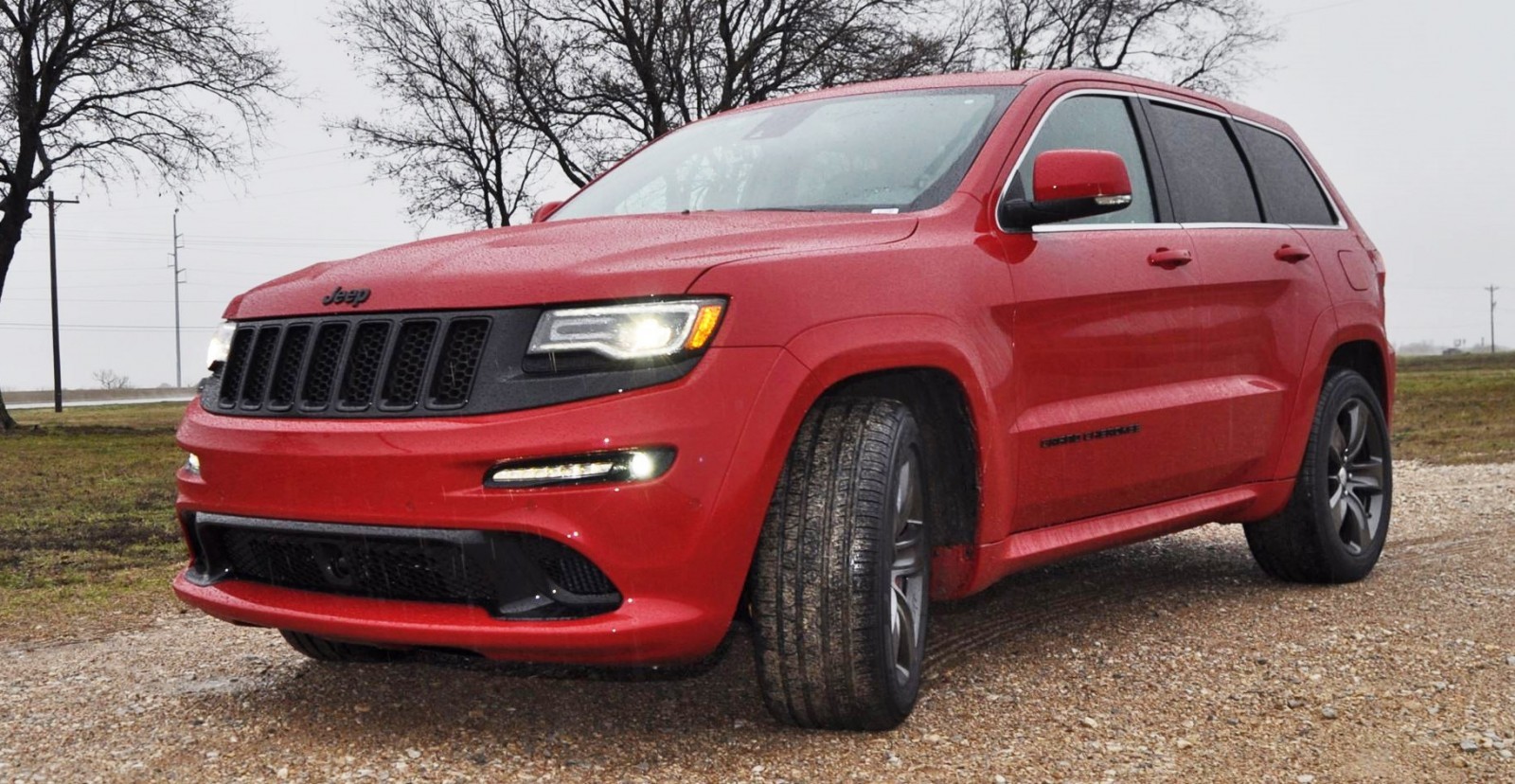 Rainy First Drive Review 2015 Jeep Grand Cherokee SRT on