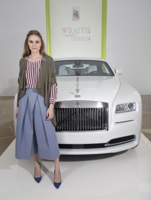Fashion Icon Olivia Palermo Receives A First Look At Rolls-Royce Motor Cars' Latest Design Creation, Wraith "Inspired by Fashion" During The Global Debut Of The Stunning New Motor Car At An Exclusive Event In The Heart Of New York City