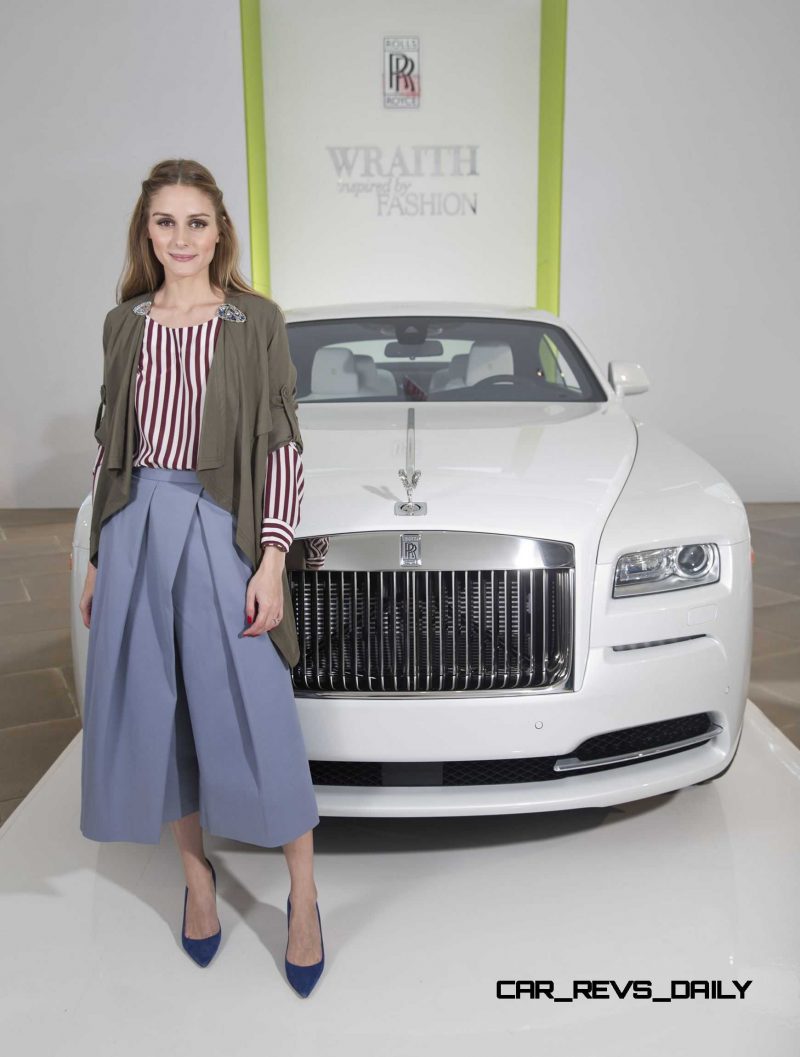 Fashion Icon Olivia Palermo Receives A First Look At Rolls-Royce Motor Cars' Latest Design Creation, Wraith "Inspired by Fashion" During The Global Debut Of The Stunning New Motor Car At An Exclusive Event In The Heart Of New York City
