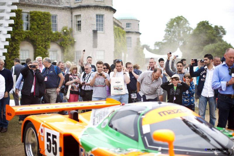2015 Mazda LM55 Vision GT Tops Goodwood With 787B LeMans Legend 37