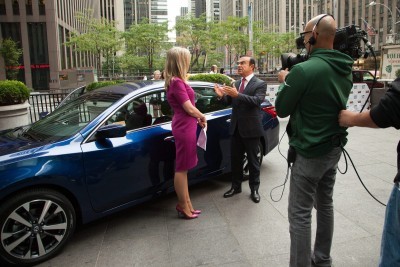 Nissan Chairman and CEO Carlos Ghosn reveals new 2016 Altima in