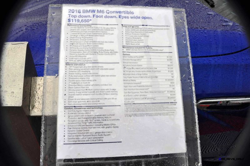 2016 BMW M6 Convertible - San Merino Blue 21