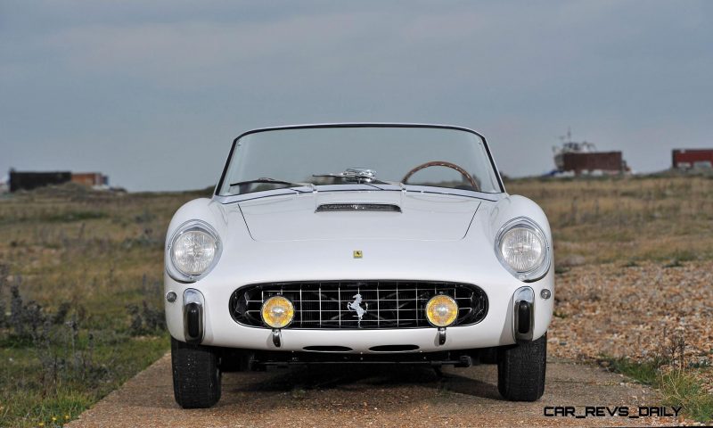 1958 Ferrari 250 GT Cabriolet Series I by Pinin Farina Bianco White 13