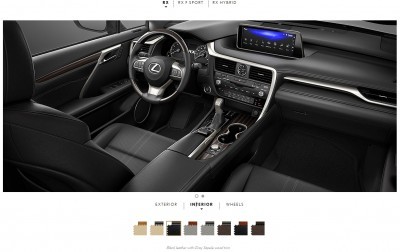 2016 Lexus Rx 350 Color Chart