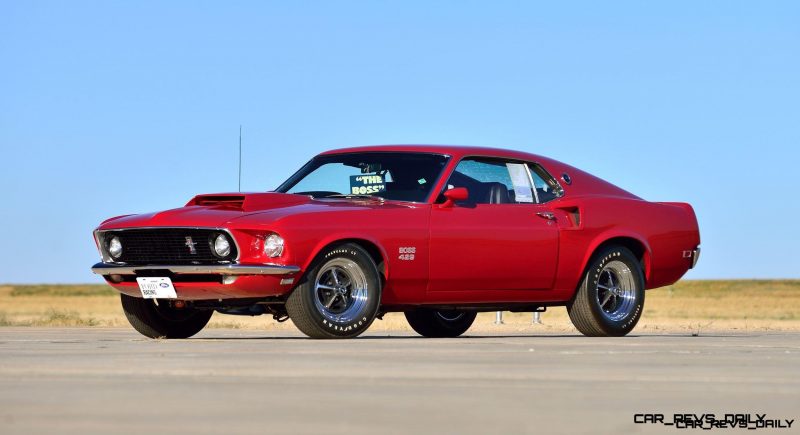 1969 Ford Mustang Boss 429 Fastback in Candyapple Red  1