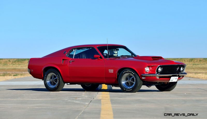 1969 Ford Mustang Boss 429 Fastback in Candyapple Red  12