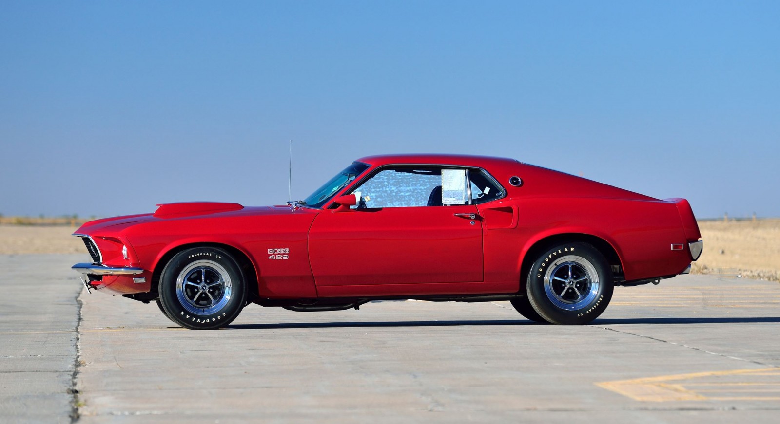 1969 Ford Mustang Boss 429 Fastback In Candyapple Red 2