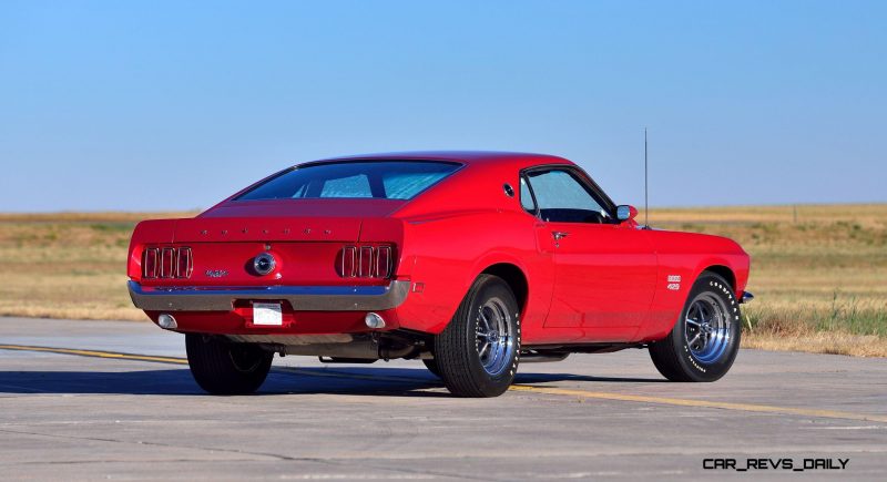 1969 Ford Mustang Boss 429 Fastback in Candyapple Red  3