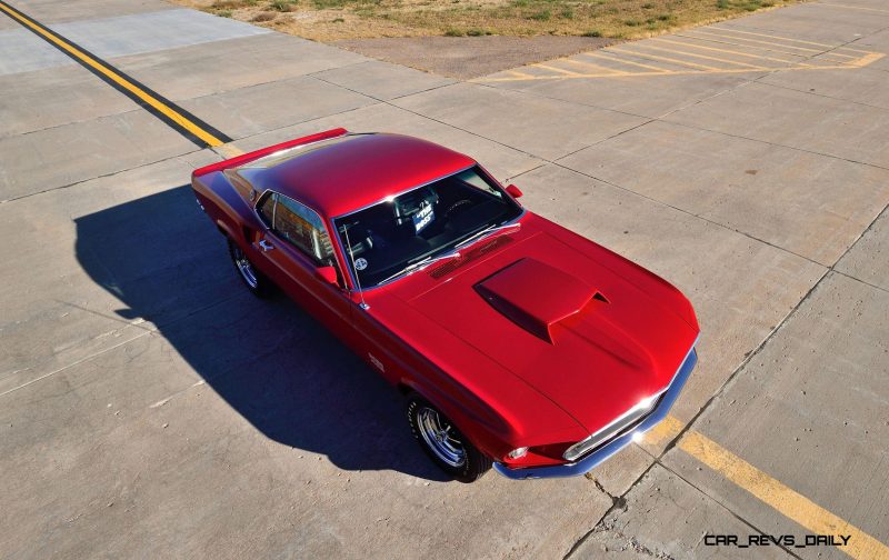 1969 Ford Mustang Boss 429 Fastback in Candyapple Red  9