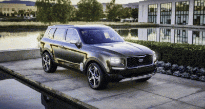 2016 Kia TELLURIDE Concept - LWB SUV Brings 7-Seat Chalet Cachet