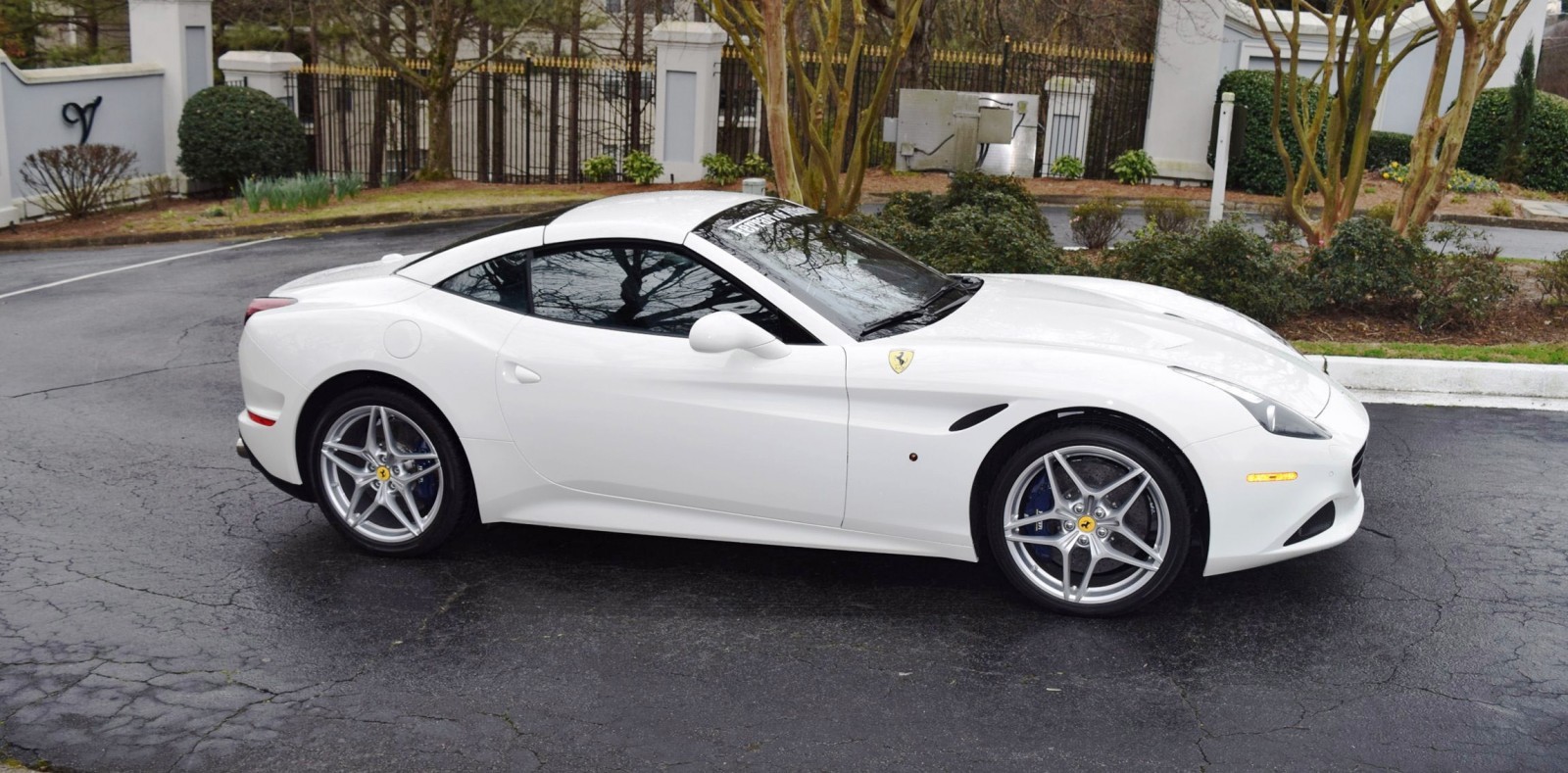 Blonde White Ferrari