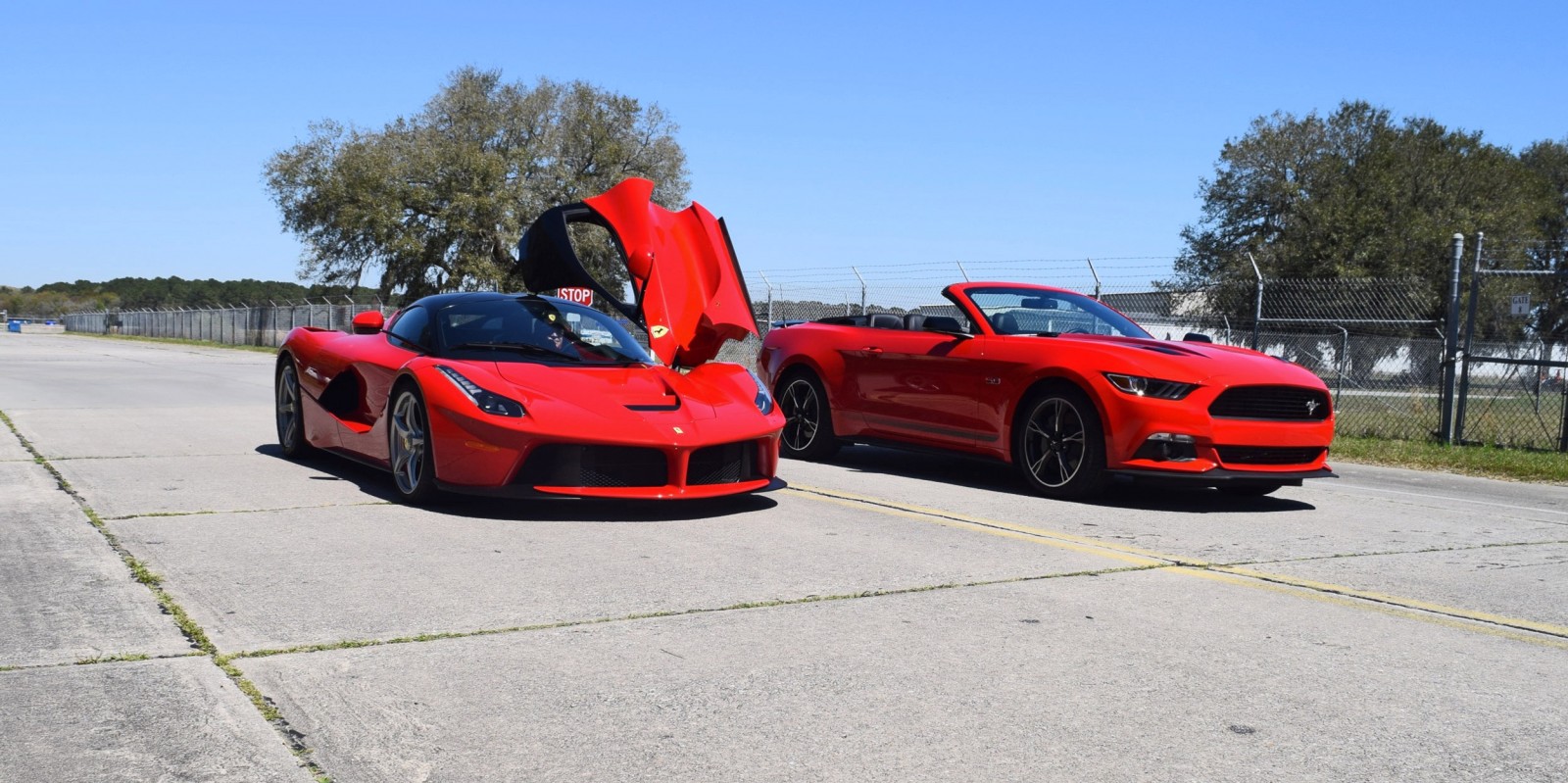 Speed Fleet! 2016 Ford Mustang GT Cali Special + LaFERRARI 7