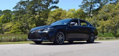 2016 Lexus GS-F Caviar Black 18