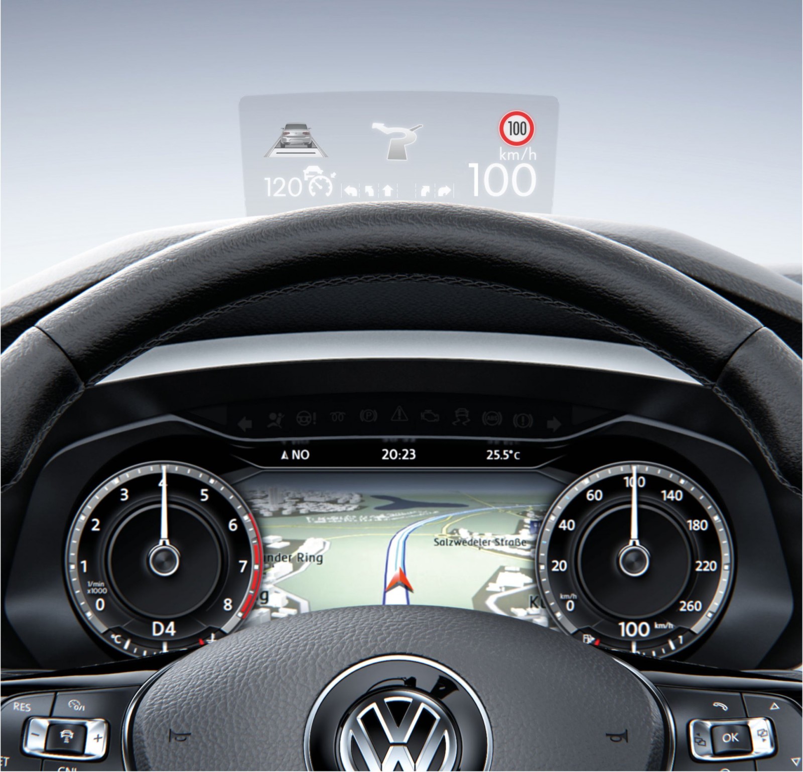 Volkswagen Tiguan headup display