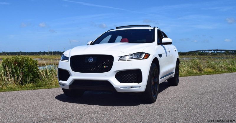 2017 Jaguar F-Pace S - White Exterior  1