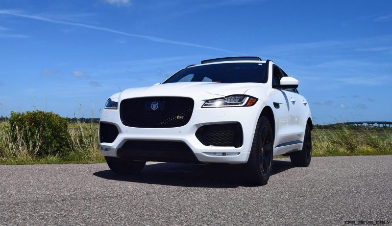 2017 Jaguar F-Pace S - White Exterior  2