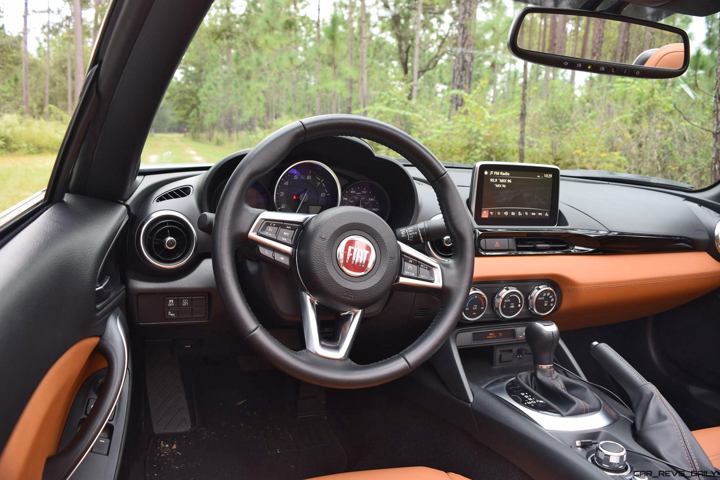 2017 Fiat 124 Spider Interior Photos 2